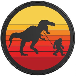Bigfoot amusant avec housse de pneu de rechange Trex pour Jeep Wrangler, Ford Bronco, Rv, camping-car, remorque et tout SUV.