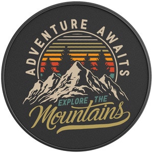 Explore The Mountains Spare Tire Cover For Jeep, Bronco, RV and More-Jeep Accessories-Bronco Accessories