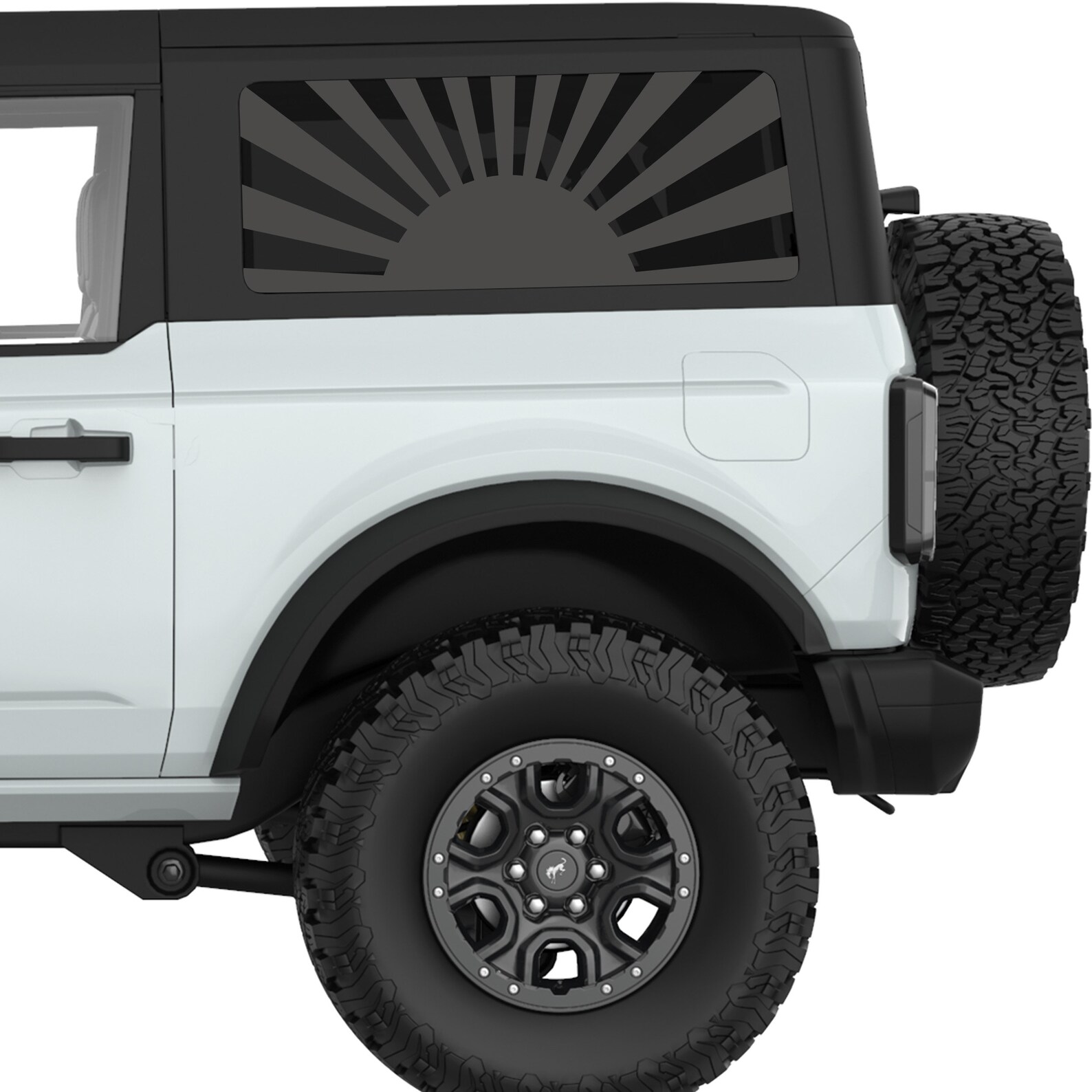 For Ford Bronco Sticker 2021+. Sunrise Rear Quarter Window Decal. Best ...