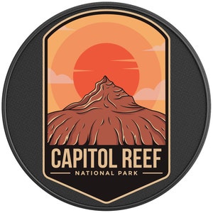 Capitol Reef National Park Spare Tire Cover-All Tire Sizes Available-Made in USA-Full Color Print-Backup Camera Option Available