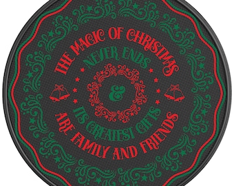 Magic Of Christmas Spare Tire Cover-Made in USA-Fits Jeep Wrangler & Ford Bronco-Any Tire Size Up To 40"