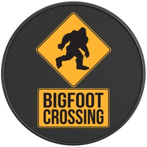 Housse de pneu de rechange Bigfoot Crossing compatible avec Jeep Wrangler, Bronco, Rv, Camper, remorque et tout Suv.