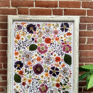 Pressed flower art