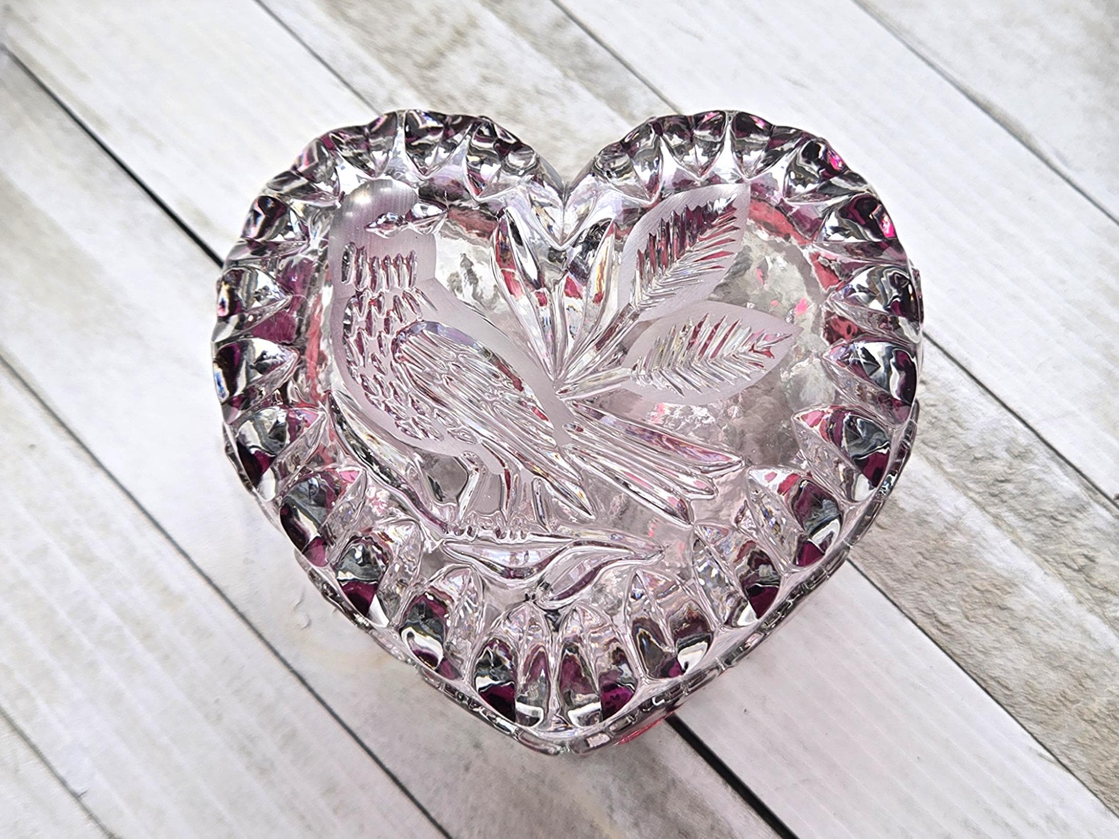 Hofbauer German Red Bird Crystal - Etsy