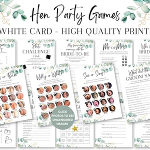 Hen Party Games, Bridal Shower Games, Bride to be Hen Night Games, Bachelorette Party, Drinking Games, Hen Do Dirty Rude Hen Games, EHP1