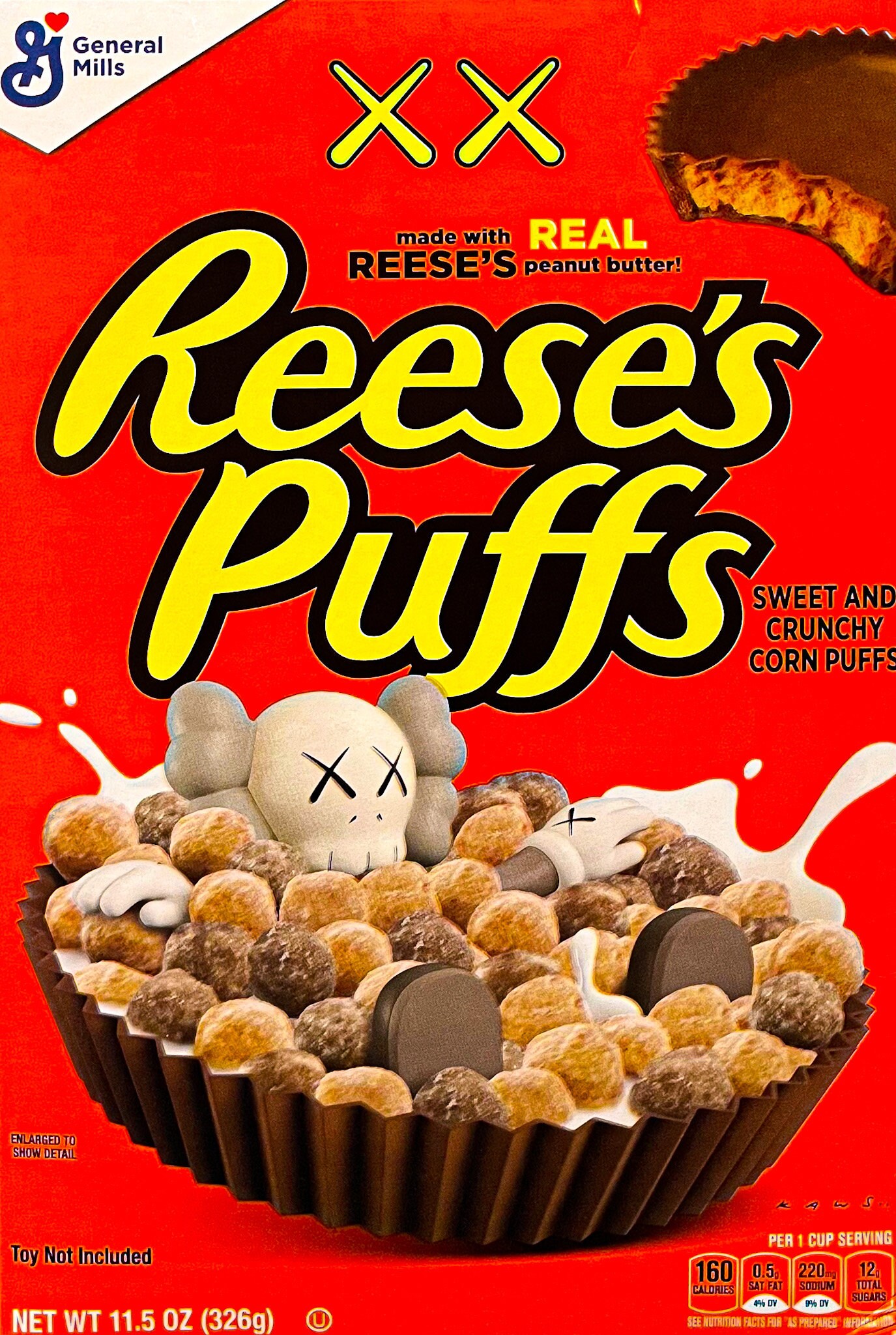 KAWS X Reeses Puffs Cereal Etsy UK
