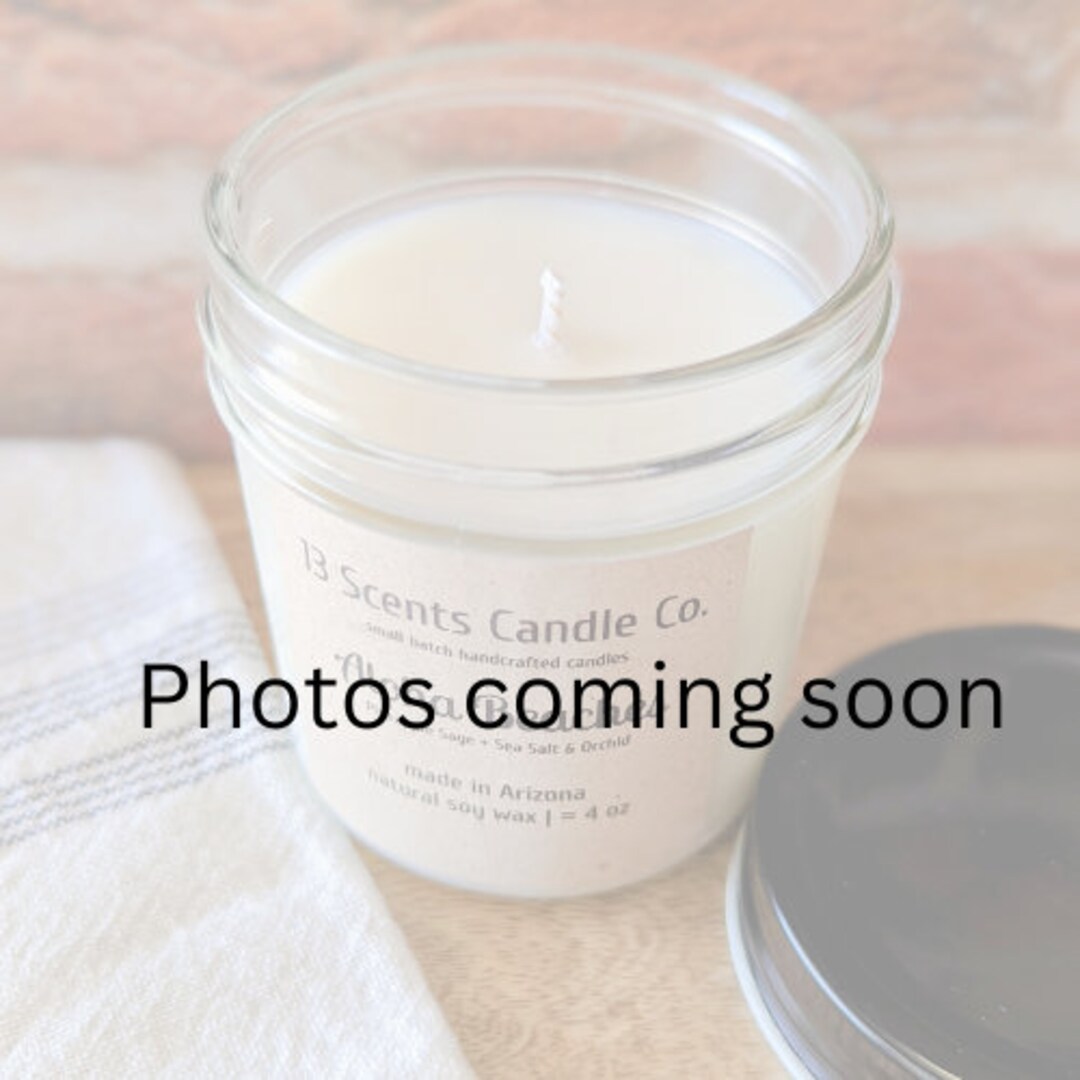 Lily of the Valley Candle Glass Jar Candle Natural Wax Candle Container Candle Spring Time Scent