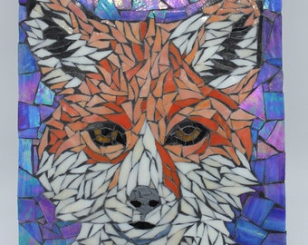 Fox Stained Glass Mosaic
