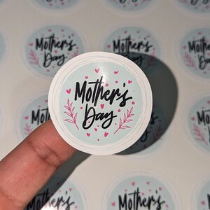 Happy Mother&#39;s Day Stickers , Mom Day Labels, Calcomanías For Gift, Family Friend Vinyl Pack 16pc