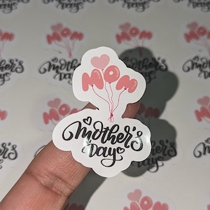 Mom Mother&#39;s Day, Happy Mother&#39;s Day Stickers , Mom Day Labels, Calcomanías For Gift, Family Friend Vinyl Pack 16pc