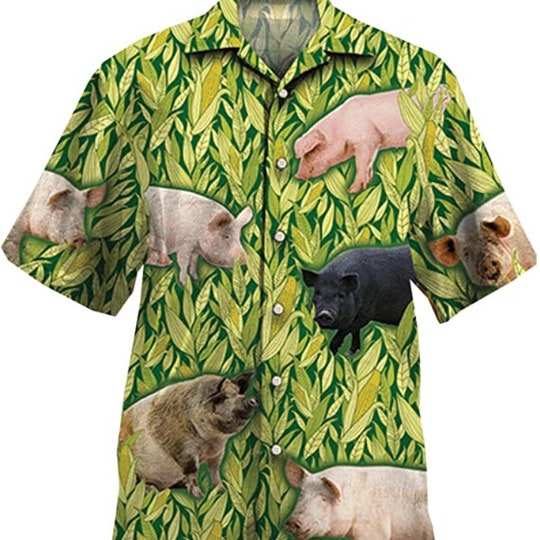 Pig Hawaiian Shirt