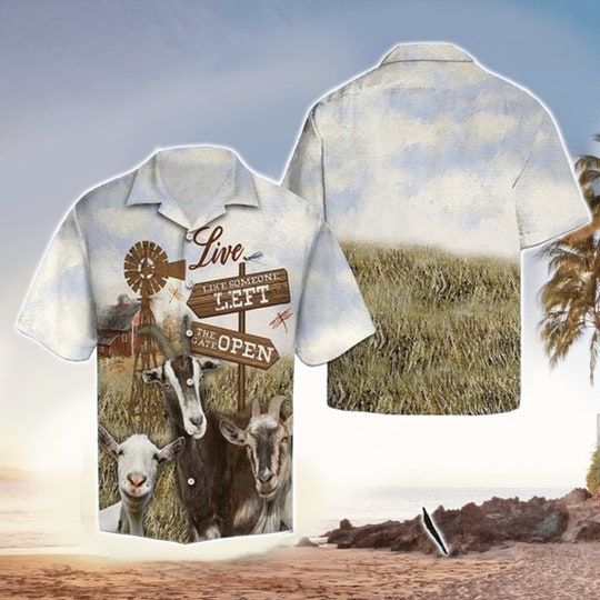 Goat Farm Hawaiian Shirt