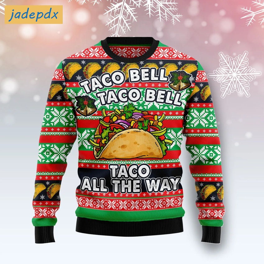 ugly christmas sweater tacos
