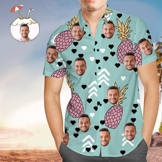 Custom Face Aloha Hawaiian Shirt