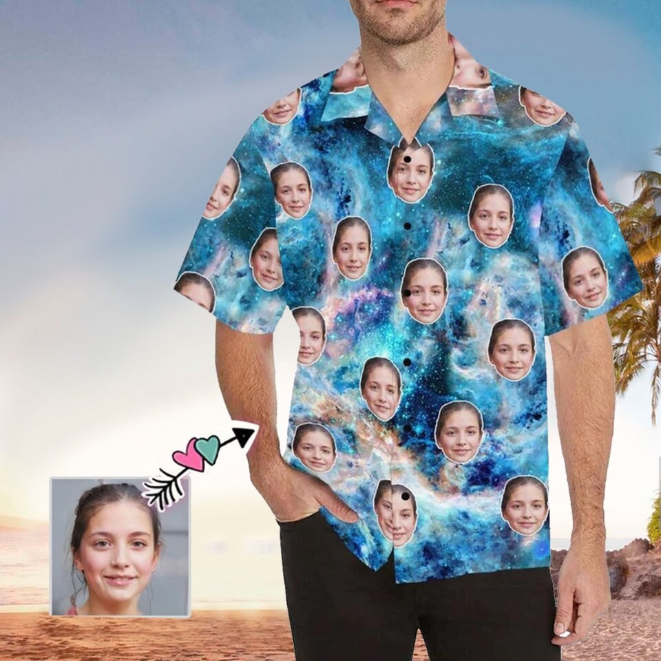 Custom Face Hawaiian Shirt