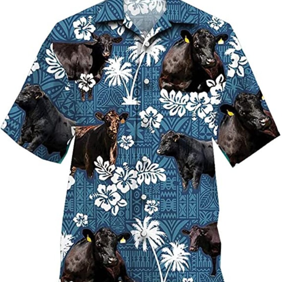 Discover Tropical Cow Hawaiian Shirts