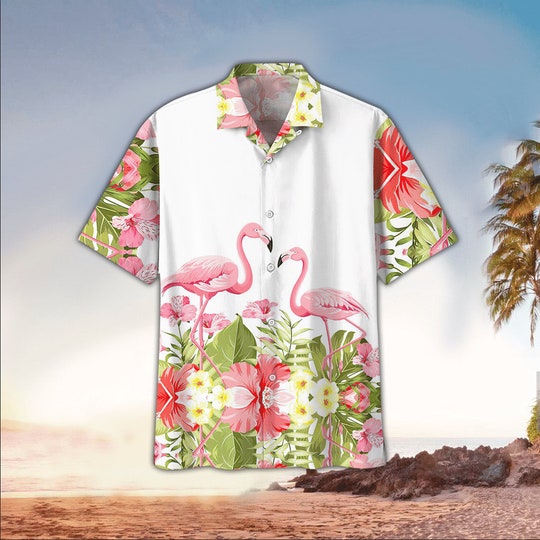 Flamingo Aloha Hawaiian Shirt