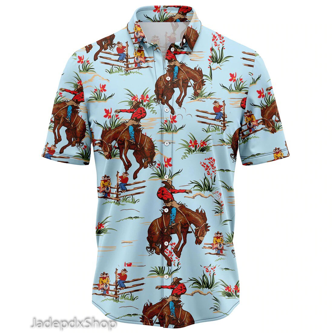 Discover Tolles Cowboy Pferd Hawaiians Shirt