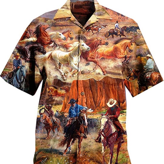 Kentucky Derby Horse Racing 3D Hawaiian Shirt