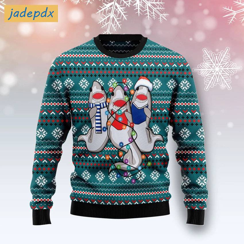 Shark Ugly Sweater - Etsy
