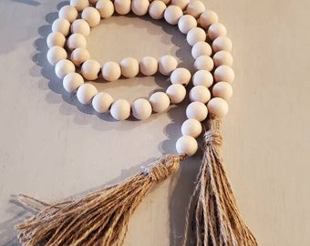 Farmhouse Wood beads decor