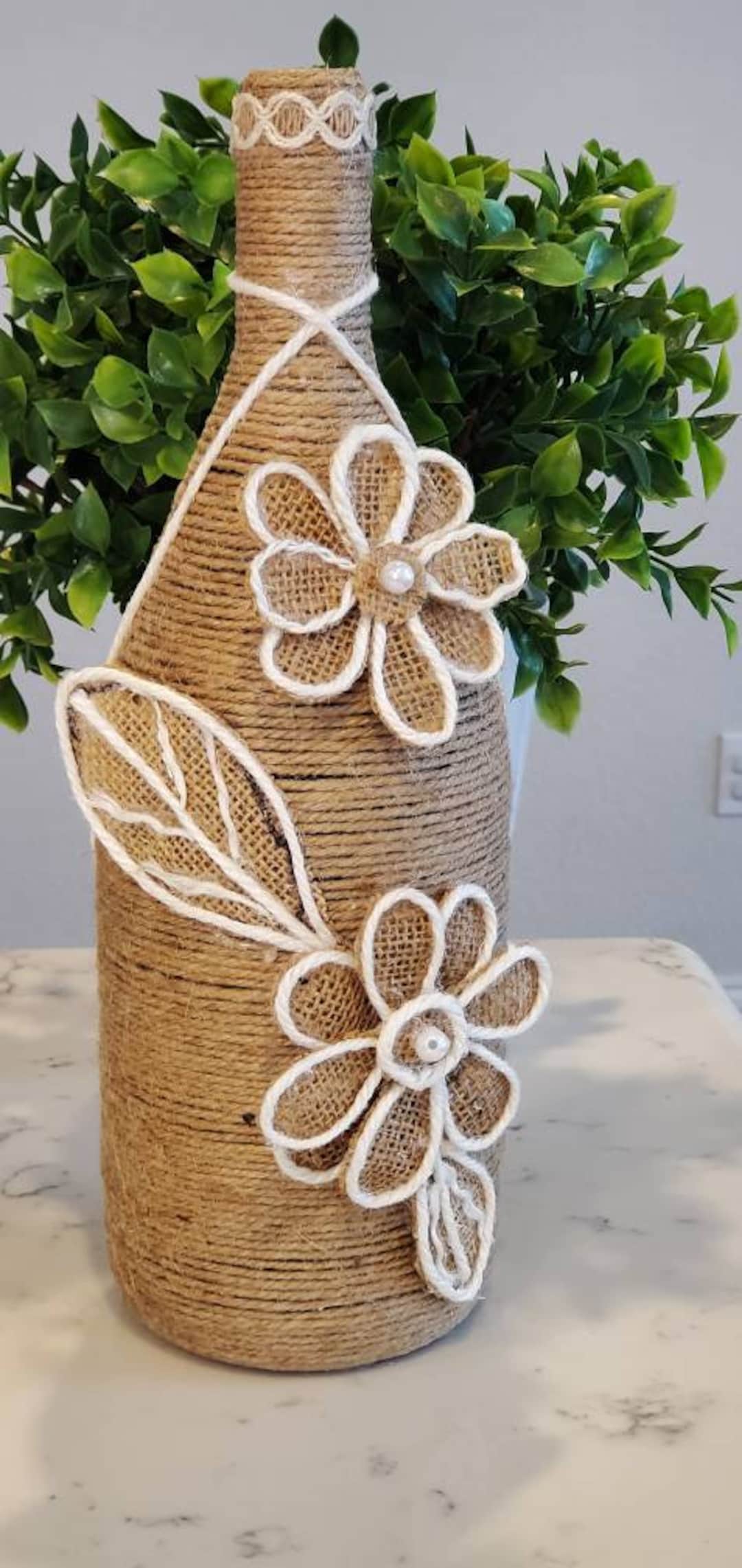 Jute water bottle sale