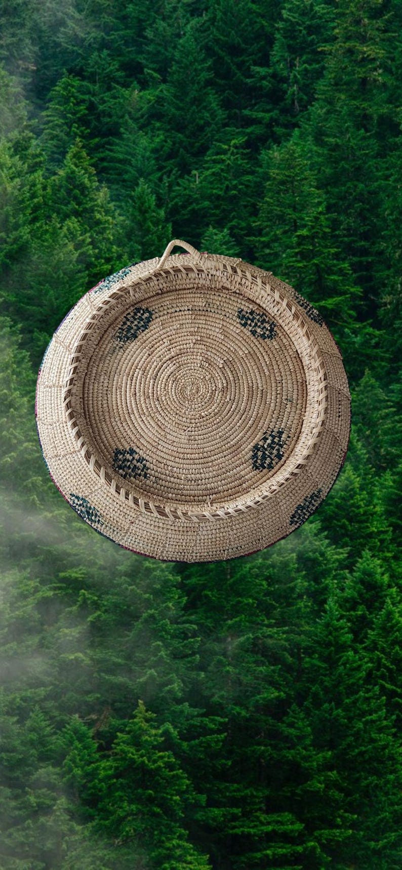 Sefed Texture Handcraft Ethiopian Sefed Basket: Woven Wall Decor - Etsy