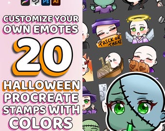 20 Customizable Halloween/Horror/Scary Emotes