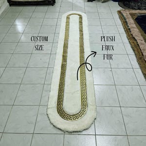 White Shaggy Faux Fur Rug, Shaggy Luxury Soft Rug, Fluffy Area Rugs, Plush Rugs For BathRoom, Soft Area Rug, Home Decor & Housewarming Gift