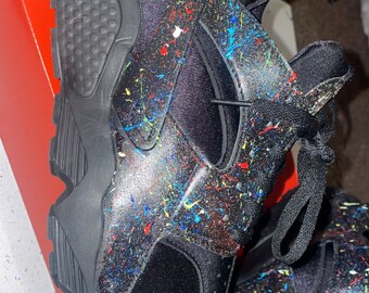 custom black huaraches