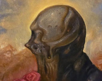 Dark Messenger II - original oil painting by B.A. Miller