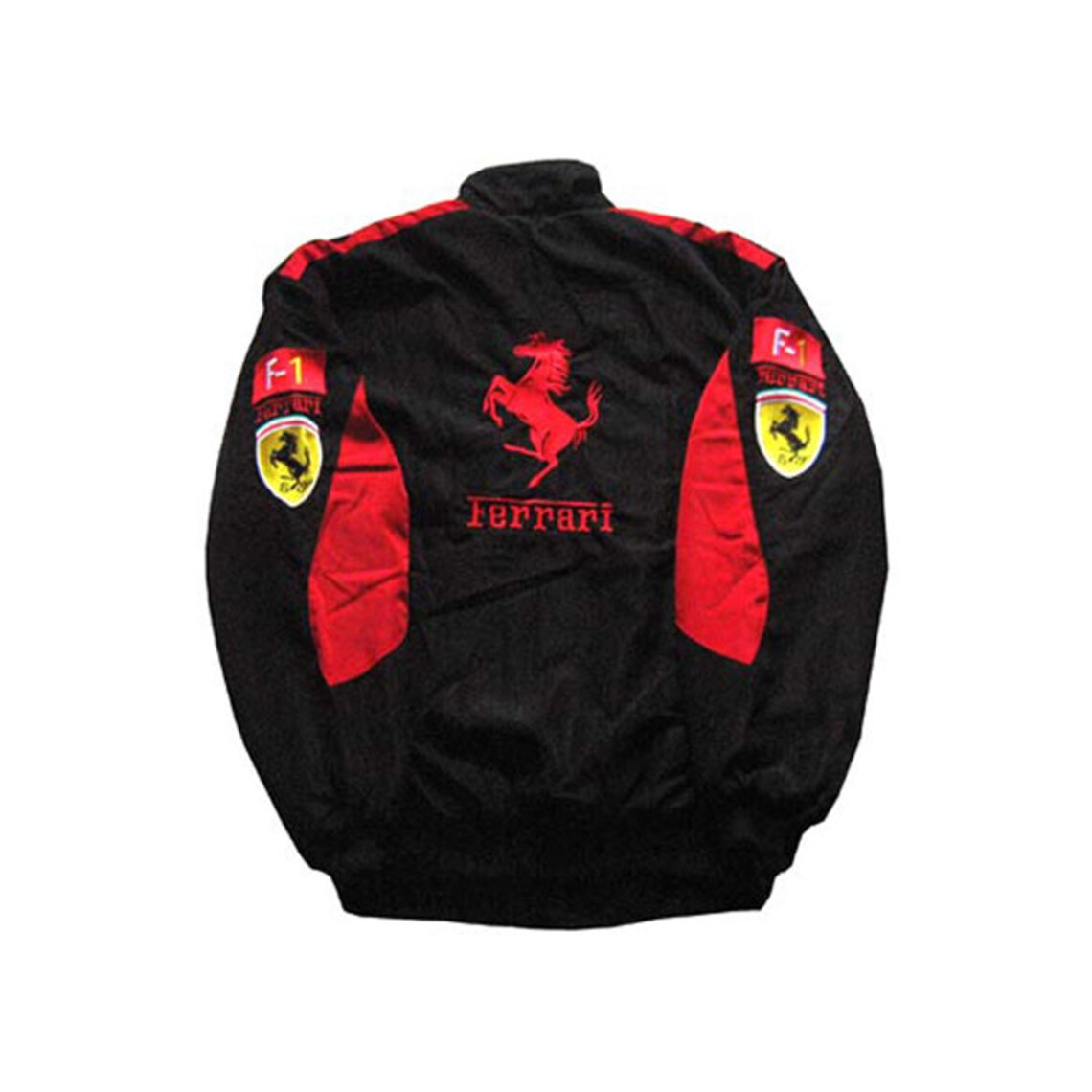 Ferrari F1 Racing Jacket Black With Red NASCAR Jacket - Etsy