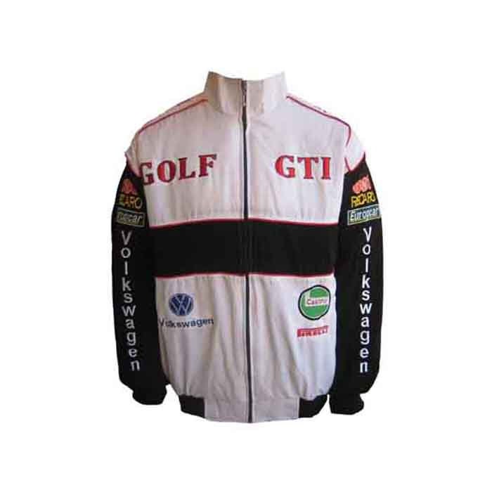 Volkswagen Golf GTI White Jacket Racing 
