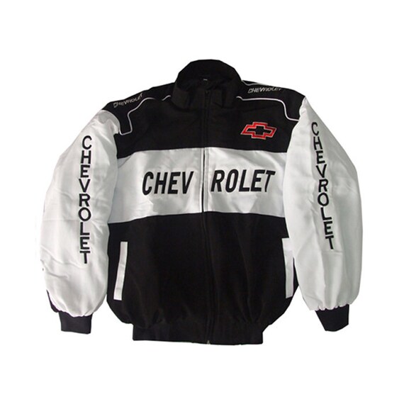 White Racing Jacket NASCAR Jacket 