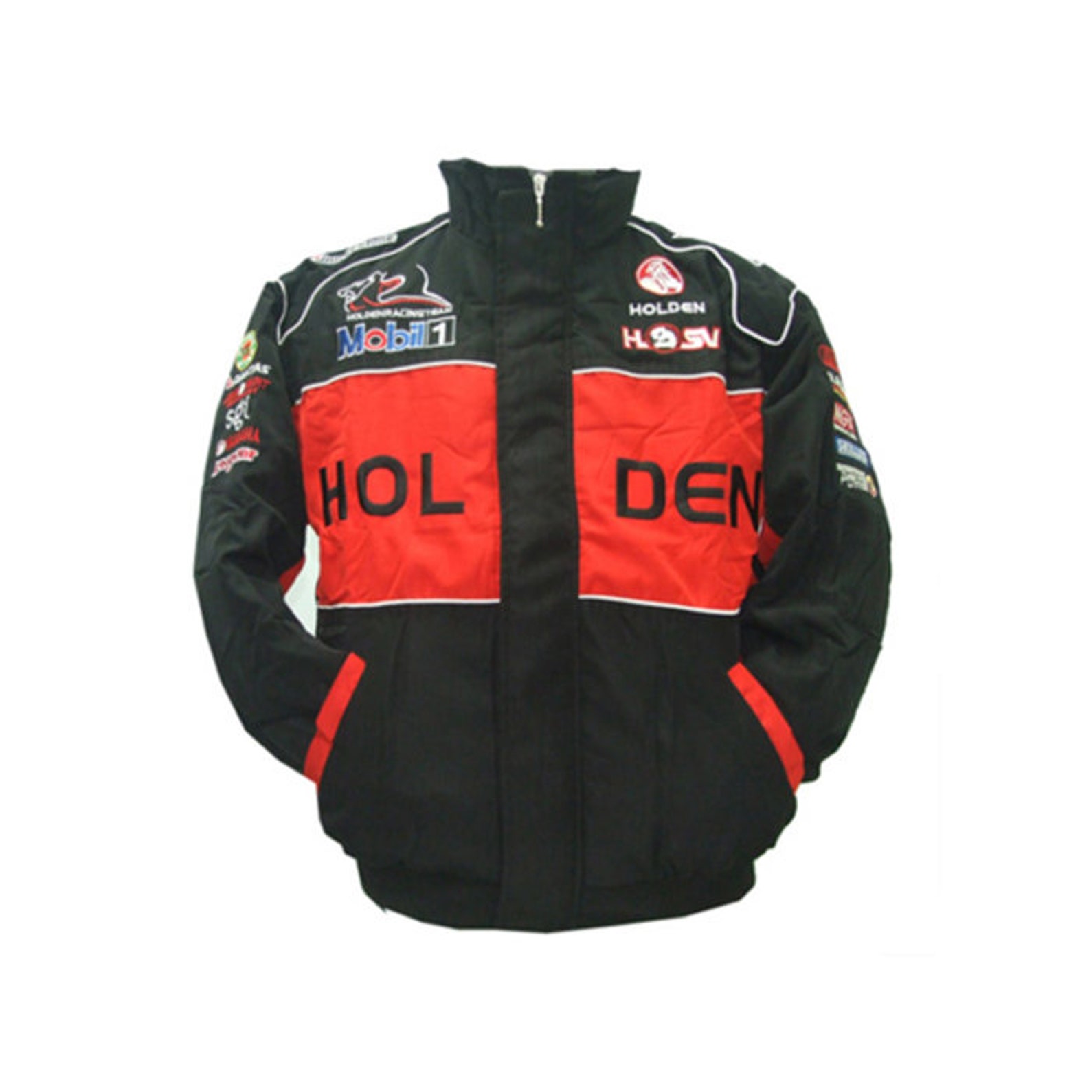 Holden Racing Jacket Black and Red Racing Jacket NASCAR Etsy