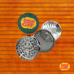 HighCoolcat Grinder -  Grinder - Spice Grinder - Grinder Herb - Grinder Accessories - Herb Grinder - Gift Ideas