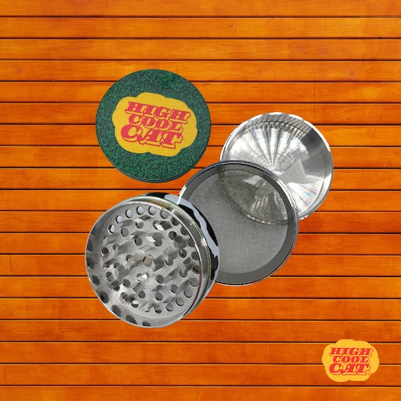HighCoolcat Grinder - Grinder - Spice Grinder - Grinder Herb - Grinder Accessories - Herb Grinder - Gift Ideas