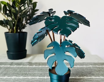 Monstera Plant Coaster Set | 3D Printed House Plant