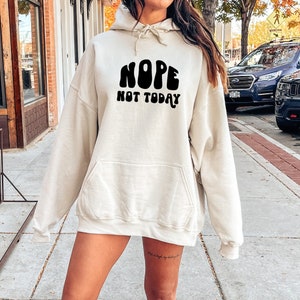 Nope Not Today Retro Style SVG Digital Download, momlife svg, anxiety svg, moody svg, funny snark svg, png, sublimation, funny mom svg