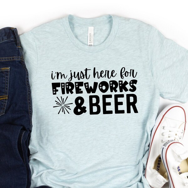 Fireworks and Beer Svg Etsy