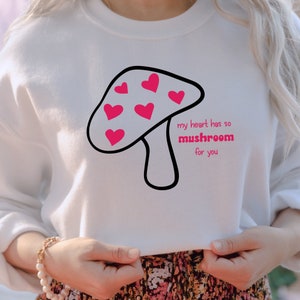 Mushroom SVG - Valentine SVG - Heart SVG - Mushroom svg png - Mushroom design - svg for Valentines - mushroom sayings svg