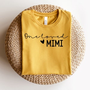 One Loved Mimi Minimalist Style SVG, png, mimilife svg, mothers day svg, mimi mode svg, shirt for grandma, gram, granny svg file