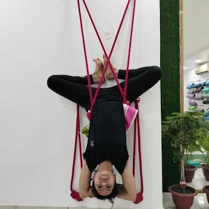Iyengar Yoga Ropes: Pure Cotton Wall Rope Set