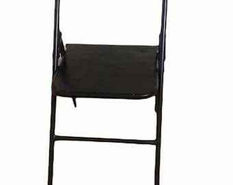 Iyengar yoga chair (Tall), metal yoga chair, yoga backless chair, Pune original yoga chair, Black yoga chair, Made in India, yoga day gift