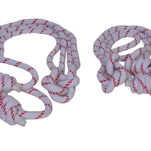 Iyengar Yoga Ropes Set: Cotton Wall Ropes for Strength & Alignment