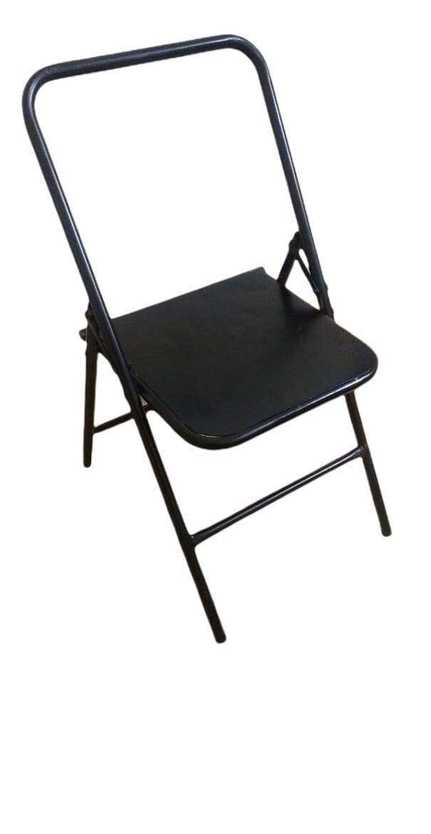 Iyengar Yoga Chair tall, Metal Yoga Chair, Yoga Backless Chair, Pune