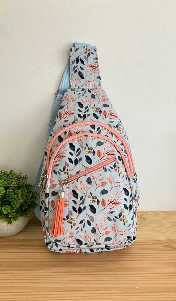 Handcrafted Cream Backpack with Floral Accents Amazon.com: Loungefly Cream & Red Floral Mid-Size Backpack  main image 4