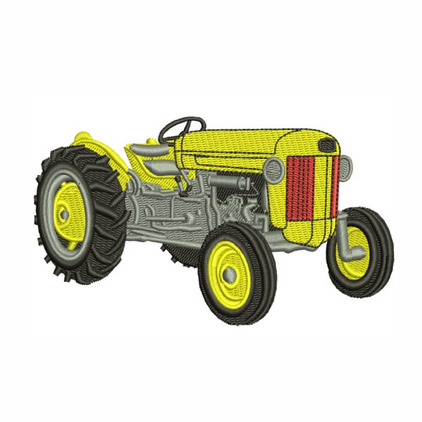 Tractor Image Embroidery Design | Tractor Machine Embroidery Design Pattern | Massey Tractor Embroidery Design DST PES Format