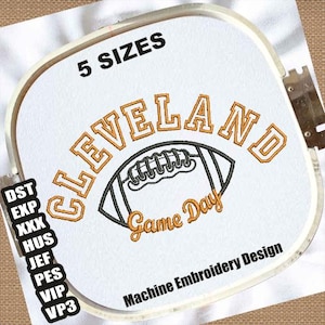 Cleveland Machine Embroidery Design | Tennessee Outline Embroidery Patterns | Tennessee Letters Embroidery Files | Tennessee City Embroidery