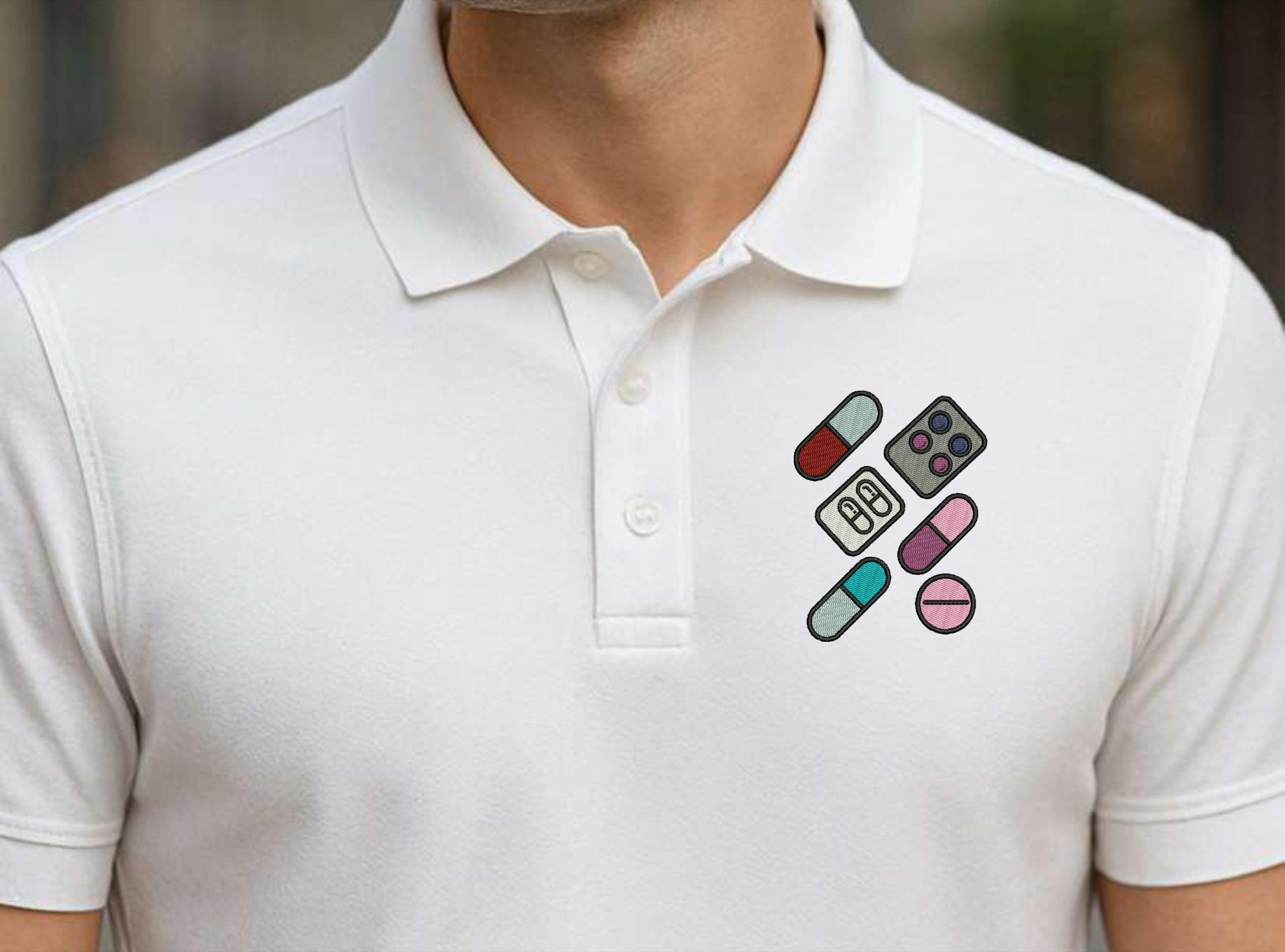 Medicine Pills Machine Embroidery Designs | Pharmacy Pills Embroidery ...